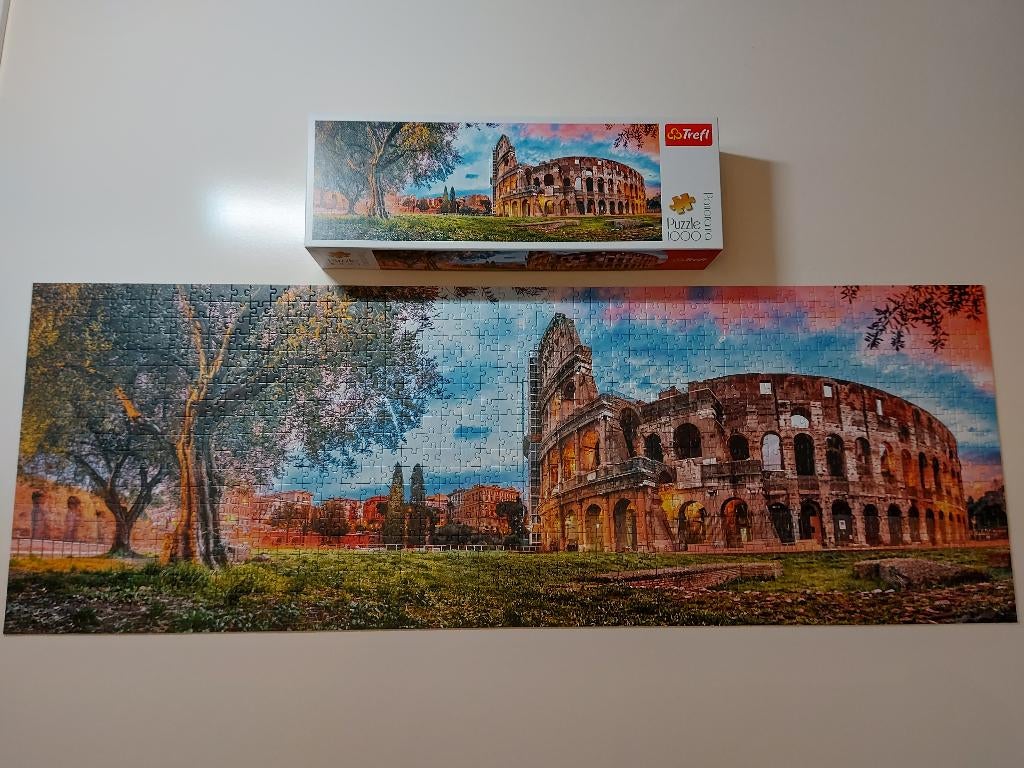 Legpuzzel merk Treft Panorama Colosseum, Ophalen, 500 t/m 1500 stukjes, Zo goed als nieuw, Legpuzzel
