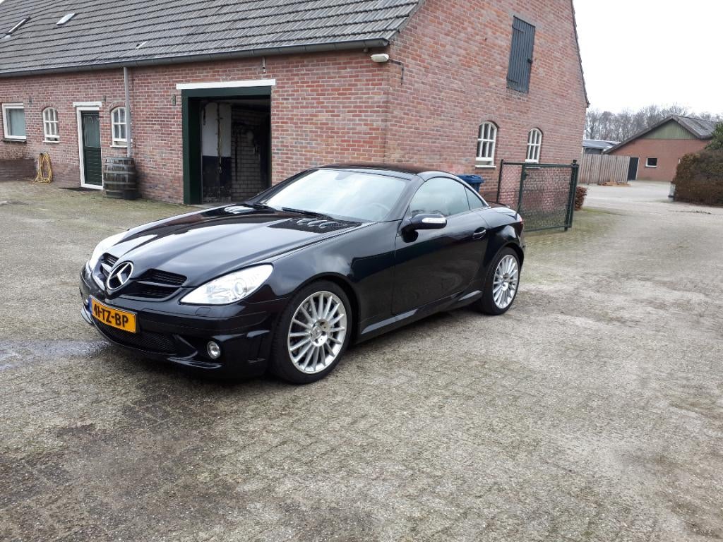 Mercedes-Benz SLK 5.5 Slk55 AMG Roadster AUT 2007 Zwart, Automaat, Achterwielaandrijving, 1440 kg, 8 cilinders