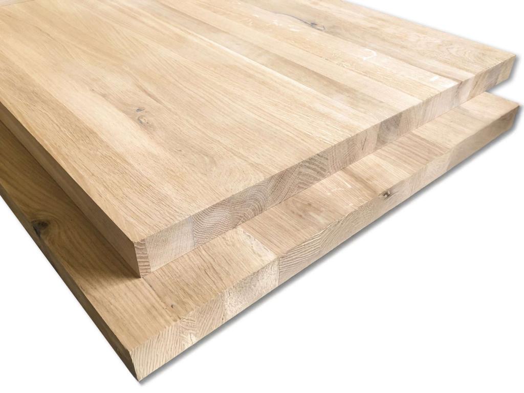 Panelen | Massief eiken | 18 / 25 / 40 mm |  Scherpe prijzen, Minder dan 20 mm, Niet ingevuld, Nieuw, Niet ingevuld