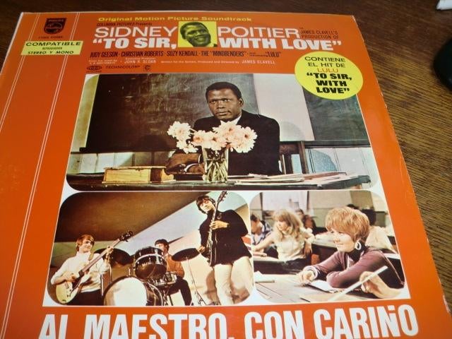 To Sir, With Love Soundtrack Philips LP  Venezuela   1967, Ophalen of Verzenden, Gebruikt, 12 inch