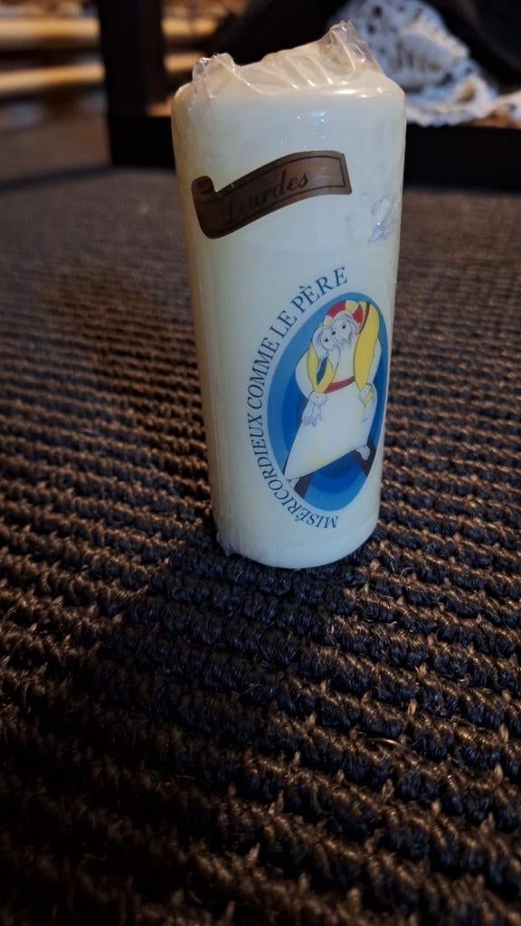 Orginele kaars Lourdes, Ophalen of Verzenden, Overige materialen