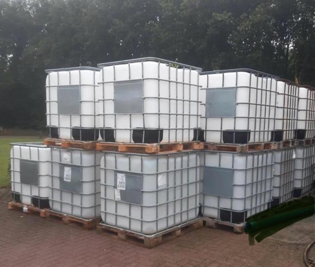 IBC vaten 1000 liter container, 100 cm of meer, 60 cm of meer, Ophalen of Verzenden, Zo goed als nieuw