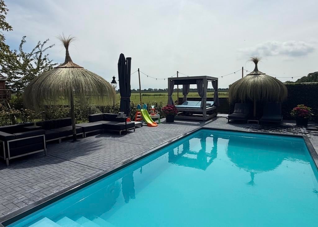 Luxe Ibiza Tuinbed - Perfect voor ontspanning, Ophalen, Zo goed als nieuw, Hout