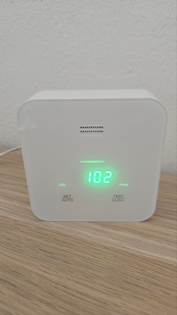 CO2-meter met display - Nieuwstaat, Ophalen of Verzenden, Zo goed als nieuw, Detector, Sensor of Melder, Overige soorten