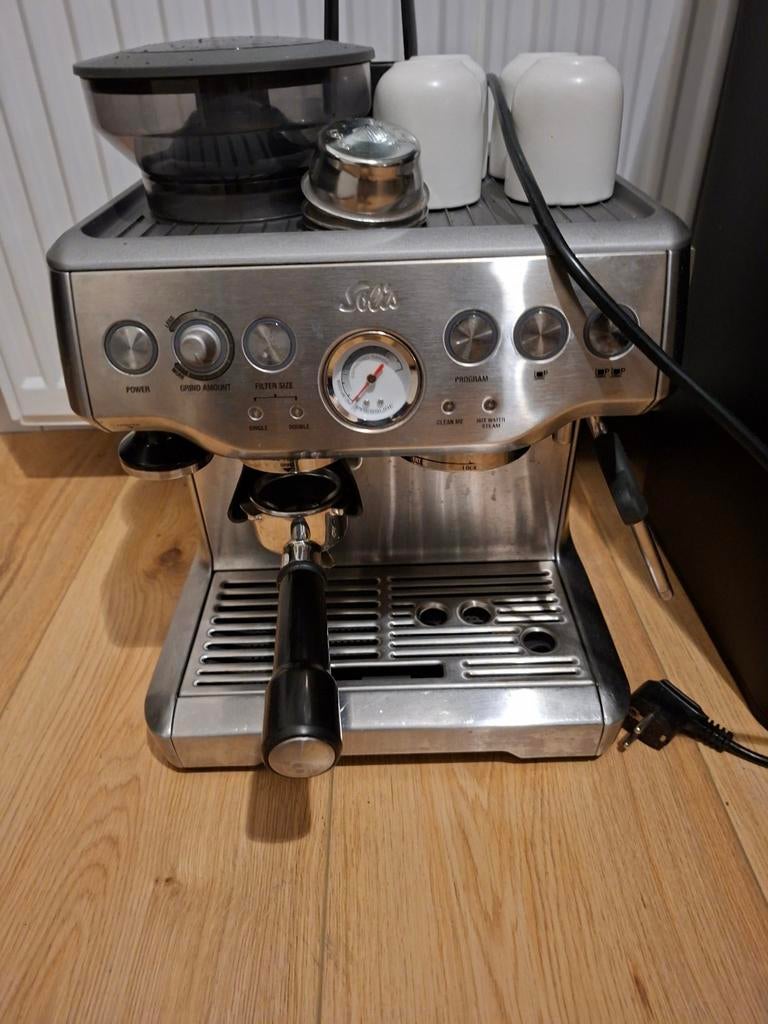 Solis Barista Express koffiezetapparaat espressomachine, Witgoed en Apparatuur, Koffiezetapparaten, Ophalen of Verzenden
