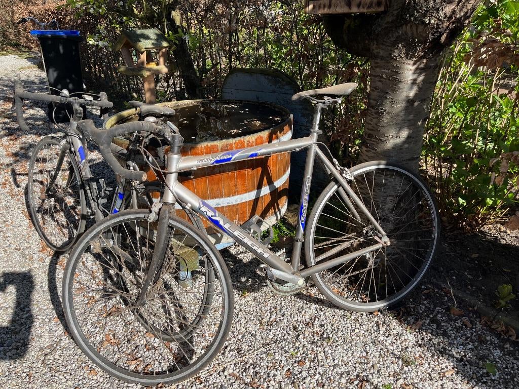 2 x Raleigh racefiets 52 cm, 60 cm, Fietsen en Brommers, Gebruikt, Aluminium, Meer dan 20 versnellingen, 53 tot 57 cm