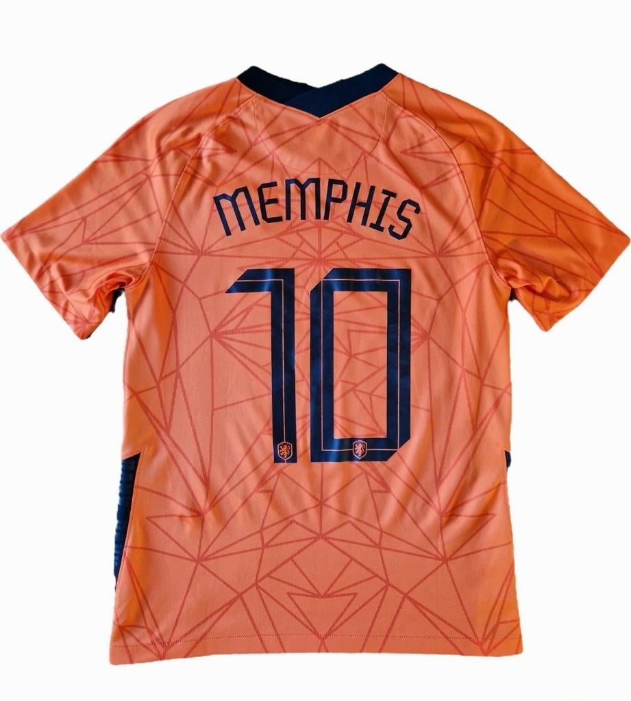 Nederlands elftal shirt KNVB Oranje voetbal Memphis Depay M, Maat 48/50 (M), Nike, Oranje, Ophalen of Verzenden
