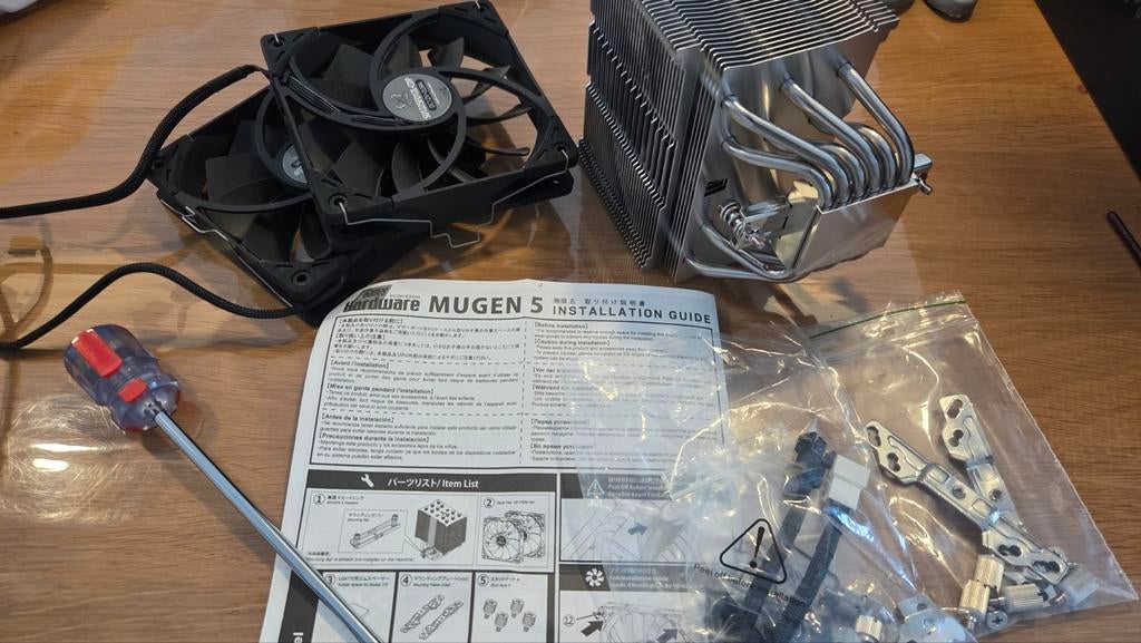 Scythe Mugen 5 PCGH Edition CPU Koeler, Computers en Software, Ophalen of Verzenden, Gebruikt, Luchtkoeling