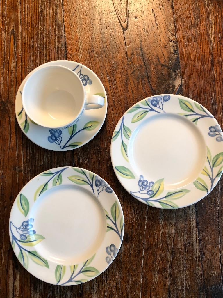 t.k.Johnson Bros Options dinerbord 2x gebaksbord kop+schotel, Ophalen, Zo goed als nieuw, Overige stijlen, Kop(pen) en/of Schotel(s)