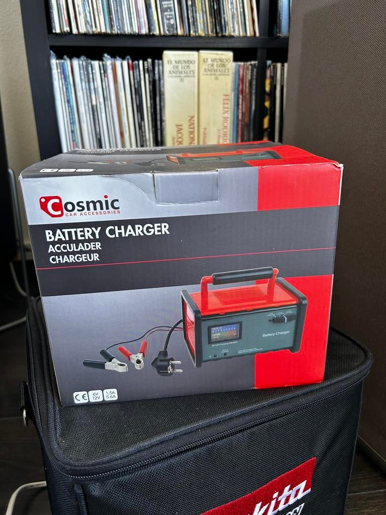 Acculader 6v 12v accu lader, Ophalen of Verzenden, Nieuw