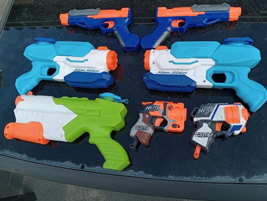 Nerf waterpistolen en micro shots, Ophalen of Verzenden, Jongen of Meisje