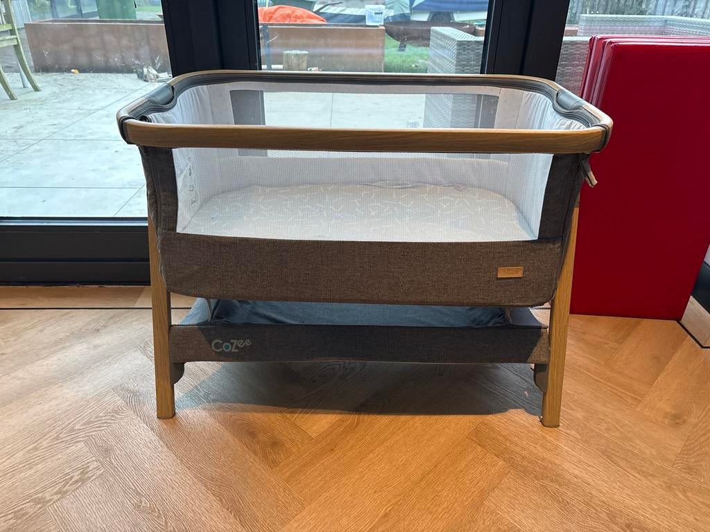 Tutti Bambini CoZee Co-sleeper - Grijs, Ophalen of Verzenden, Zo goed als nieuw, Wieg