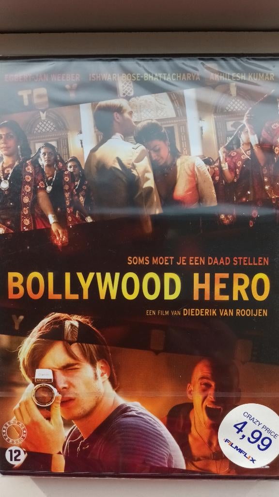 DVD - Bollywood Hero - Egbert-Jan Weeber - Diederik vRooijen, Alle leeftijden, Ophalen of Verzenden, Nieuw in verpakking, Actie
