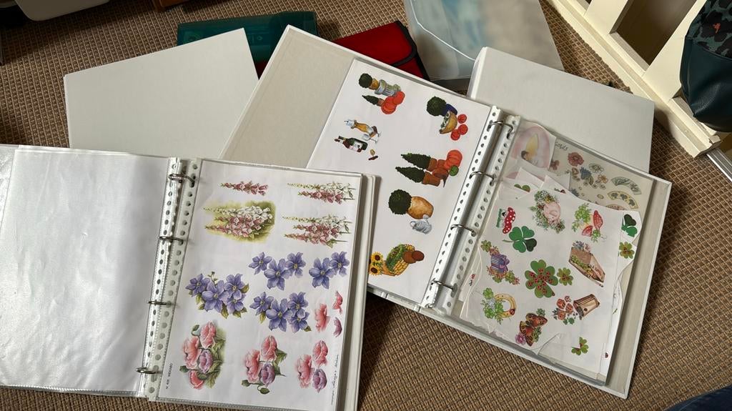 Knipvellen - zelf kaarten maken, Ophalen of Verzenden, Zo goed als nieuw, Overige thema's, Knipvel