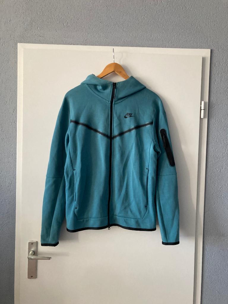 Nike Tech Fleece trainingspak groen, Ophalen, Nike Tech, Gedragen, Maat 46 (S) of kleiner