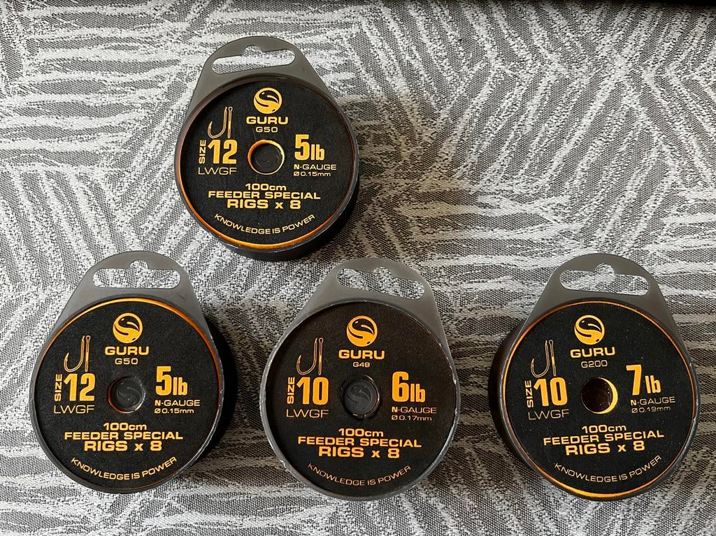 Guru feeder onderlijnen. Verschillende soorten (Nieuw)., Ophalen of Verzenden, Nieuw, Overige typen