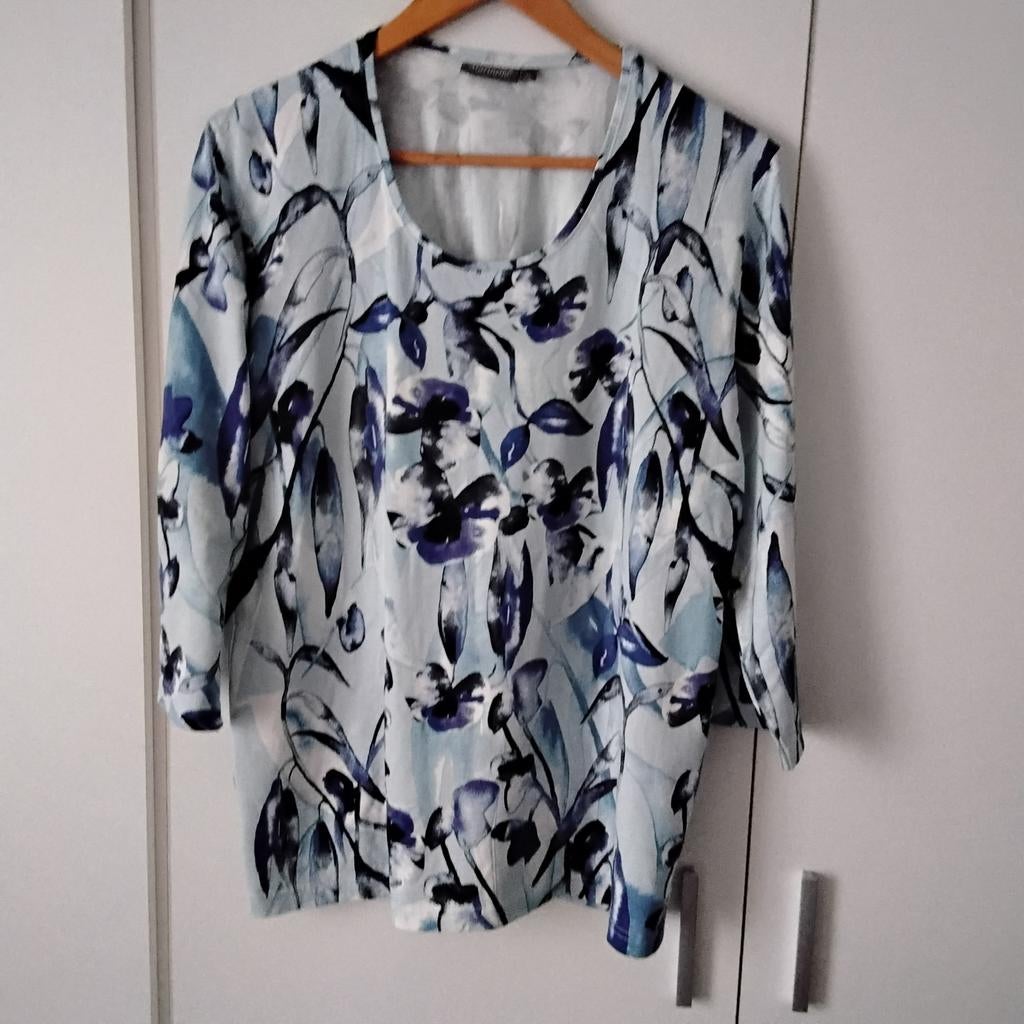 Dames shirt van Marinello maat 44, Kleding | Dames, T-shirts, Zo goed als nieuw, Blauw, Korte mouw, Ophalen of Verzenden