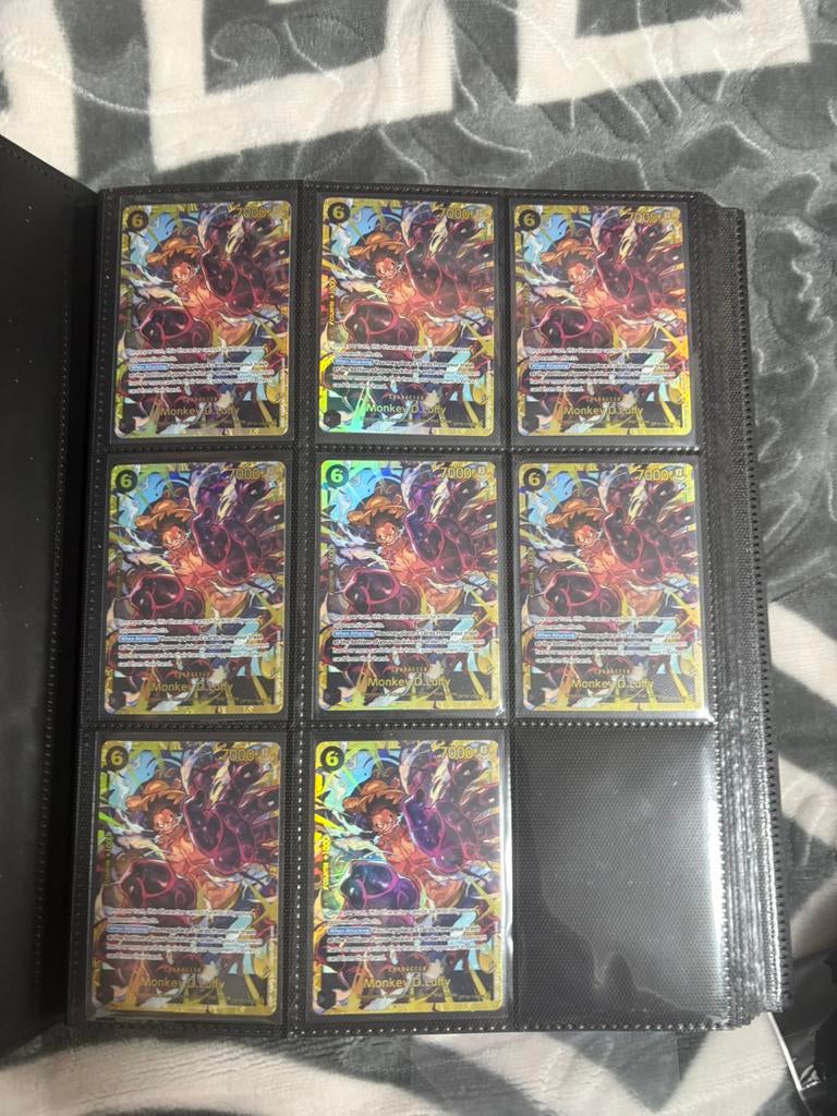One piece & Dragon ball & Pokemon HITS binder, Ophalen of Verzenden, Zo goed als nieuw