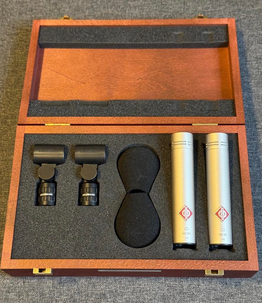 Neumann KM 184, Ophalen of Verzenden, Zo goed als nieuw, Studiomicrofoon