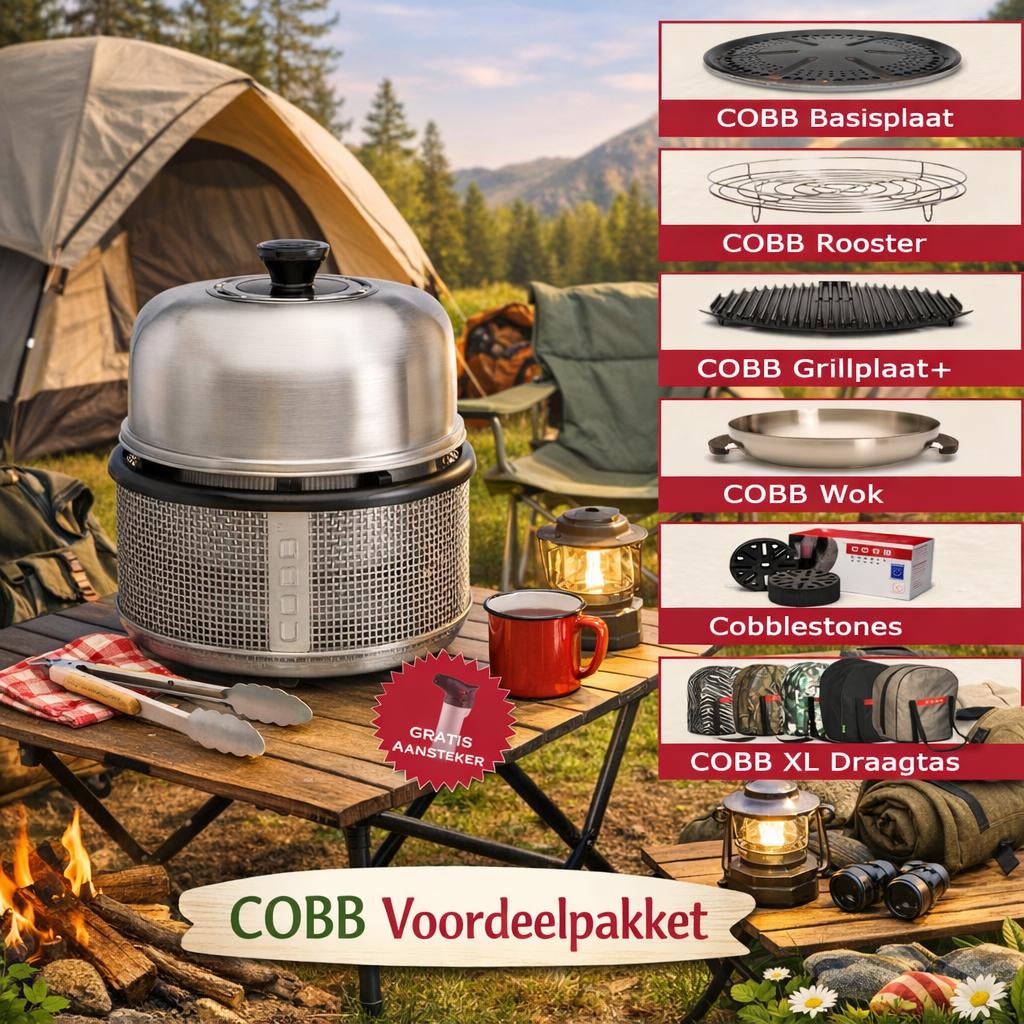COBB Premier Air BBQ incl. Accessoires | Gratis Cadeaupakket, Ophalen of Verzenden, Nieuw