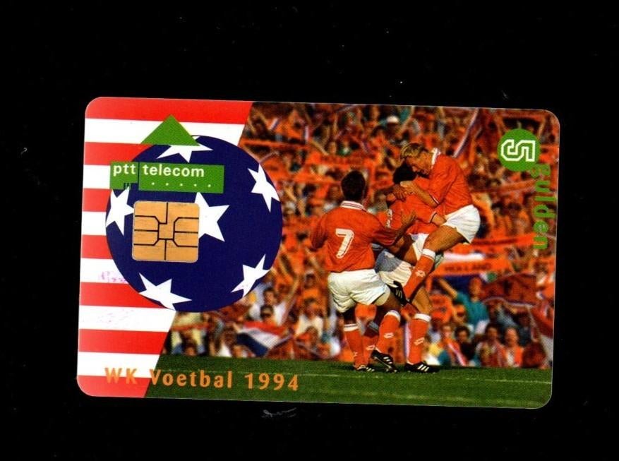 Telefoonkaart WK Voetbal 1994, Verzamelen, Ophalen of Verzenden, Nederland