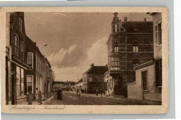 Steenbergen Kaaistraat  st 1928 uitg P.A. vermeulen