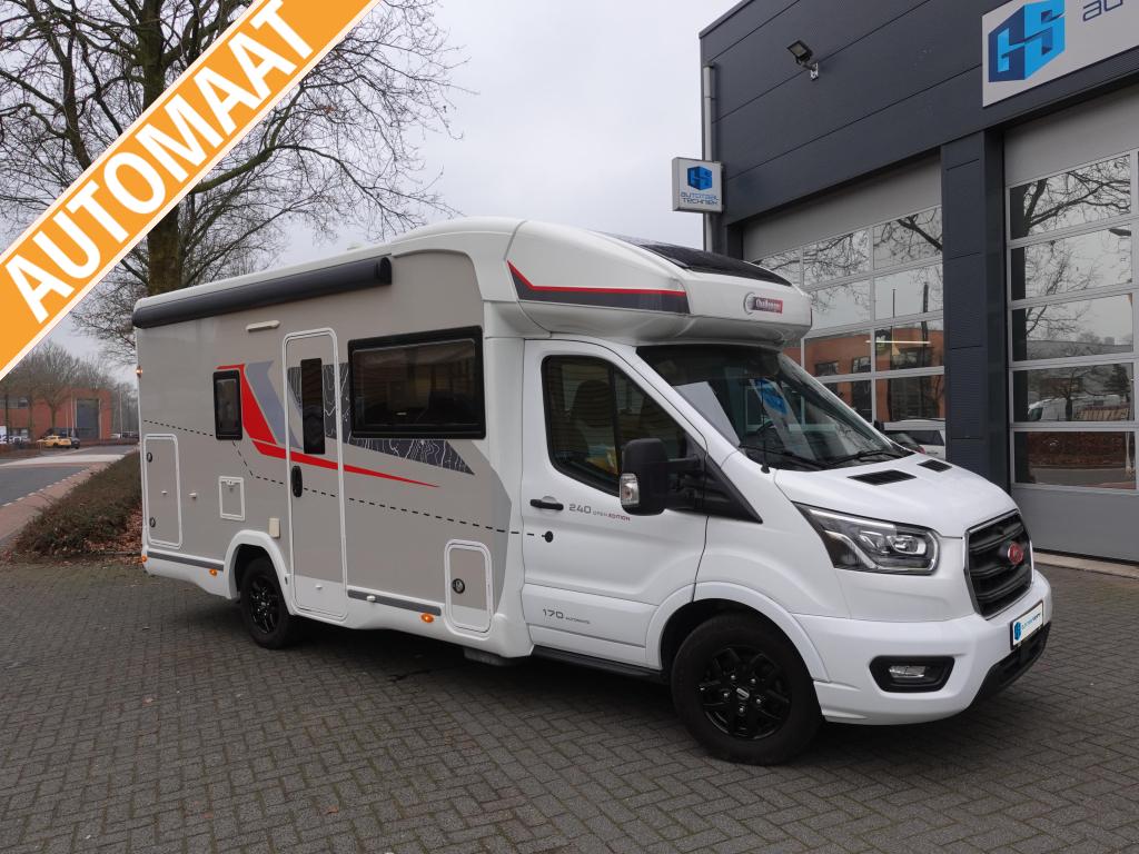 Challenger Automaat 240 Open Edition speciale ruime indeling, Caravans en Kamperen, Campers, Automaat, Koelkast, Ford, Bedrijf
