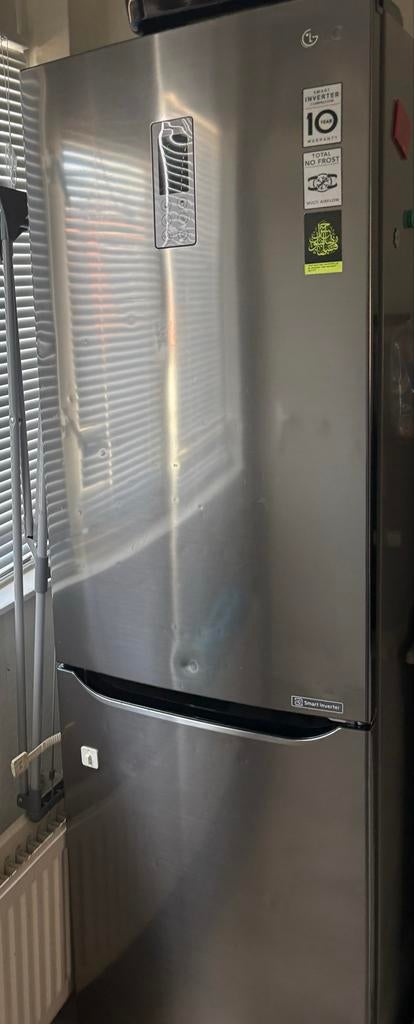 LG koelkast met vriesvak, Gebruikt, 200 liter of meer, 60 cm of meer, Met aparte vriezer