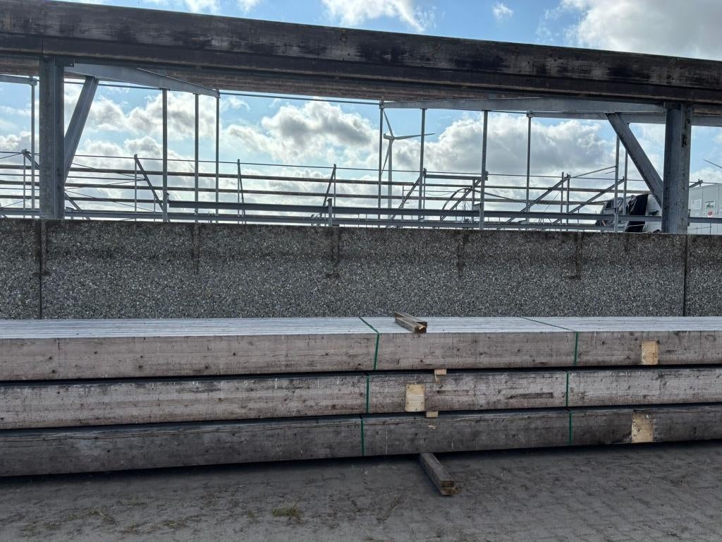 gelamineerde balken/gordingen, constructiehout Grote partij!, Doe-het-zelf en Verbouw, Hout en Planken, Gebruikt, Ophalen of Verzenden