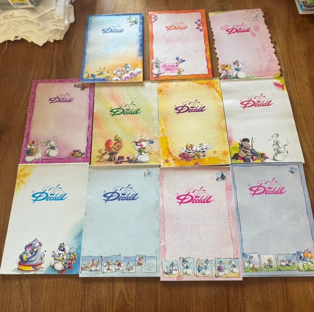 Diddl A5 blokken, Ophalen of Verzenden, Diddl, Zo goed als nieuw, Papier, Kaart of Schrift