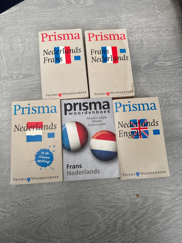 5 Prisma woordenboeken, Boeken, Ophalen of Verzenden, Gelezen, Prisma of Spectrum, Nederlands