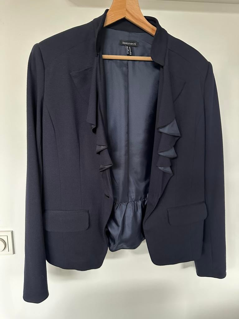 Prachtig donkerblauw colbert jasje, blazer maat XL, Ophalen of Verzenden, Nieuw, Maat 46/48 (XL) of groter, Blauw