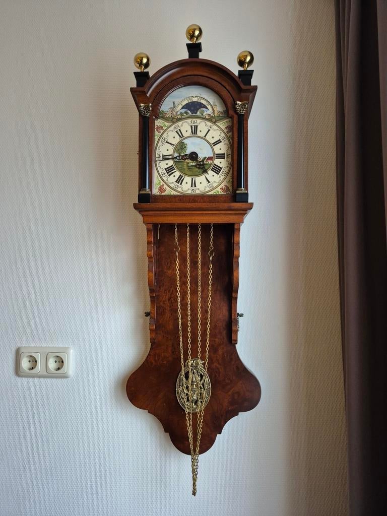 Friese staartklok, Ophalen