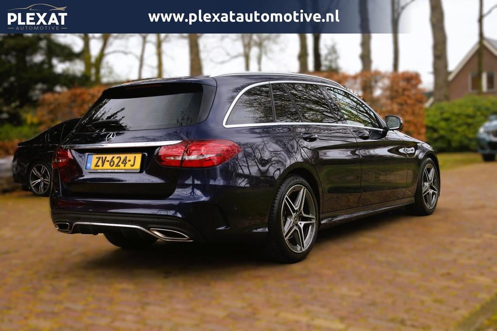 Mercedes-Benz C-klasse Estate 200 Business Solution AMG Aut., Automaat, 4 cilinders, Blauw, 1465 kg