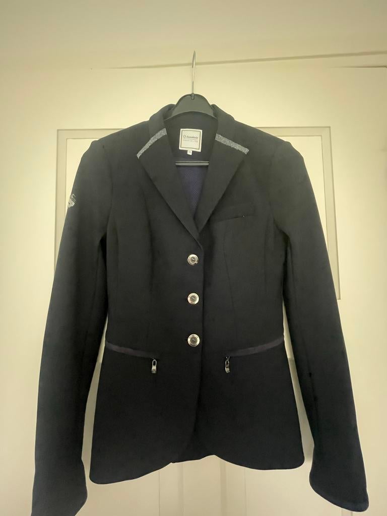 Samshield wedstrijdjasje blauw maat 34, Dieren en Toebehoren, Dressuur, Ophalen of Verzenden, Zo goed als nieuw, Dames