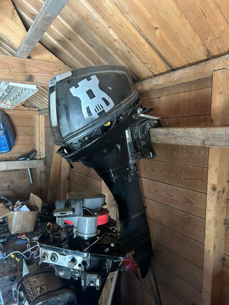 Honda 7.5 pk buitenboordmotor loop of sloop, Ophalen of Verzenden, Zo goed als nieuw