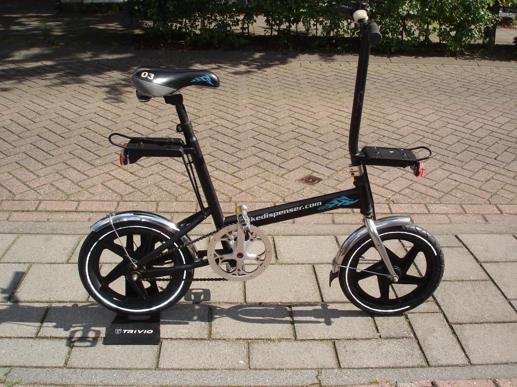 SPECIALE bikedispenser ex mini huurfiets (zeldzaam ), Ophalen, Zo goed als nieuw, 16 tot 18 inch, Gazelle