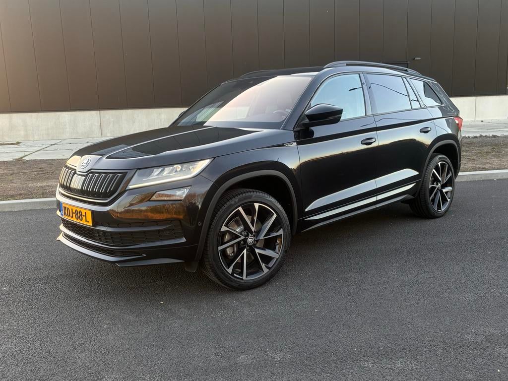 Skoda Kodiaq 2.0 TSI, Sport line, 4x4, 190pk, Black Editie, Auto's, Skoda, Automaat, 1984 cc, Zwart, Bedrijf