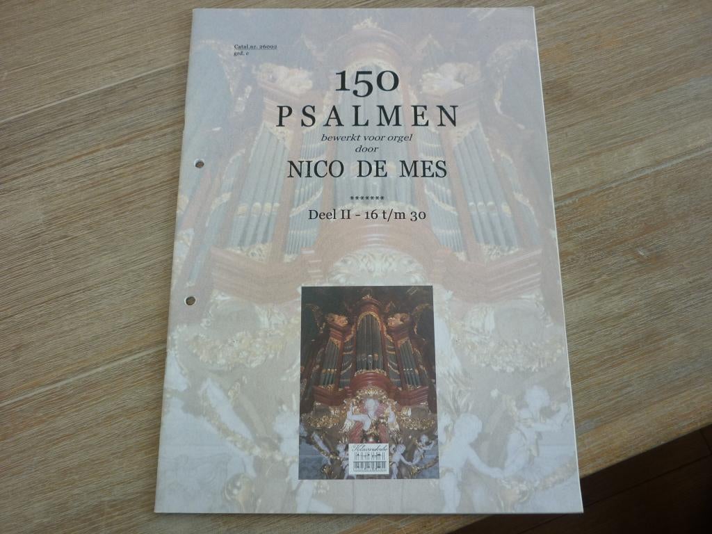 Nico de Mes - 150 Psalmen - Deel ll - 16 t/m 30, Orgel, Ophalen of Verzenden, Zo goed als nieuw, Religie en Gospel