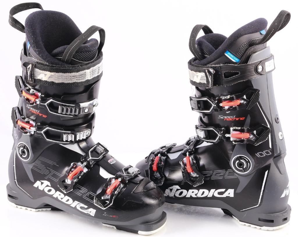 44,5 45 EU skischoenen NORDICA SPEEDMACHINE 100 R 2023, Sport en Fitness, Skiën en Langlaufen, 160 tot 180 cm, Gebruikt, Schoenen