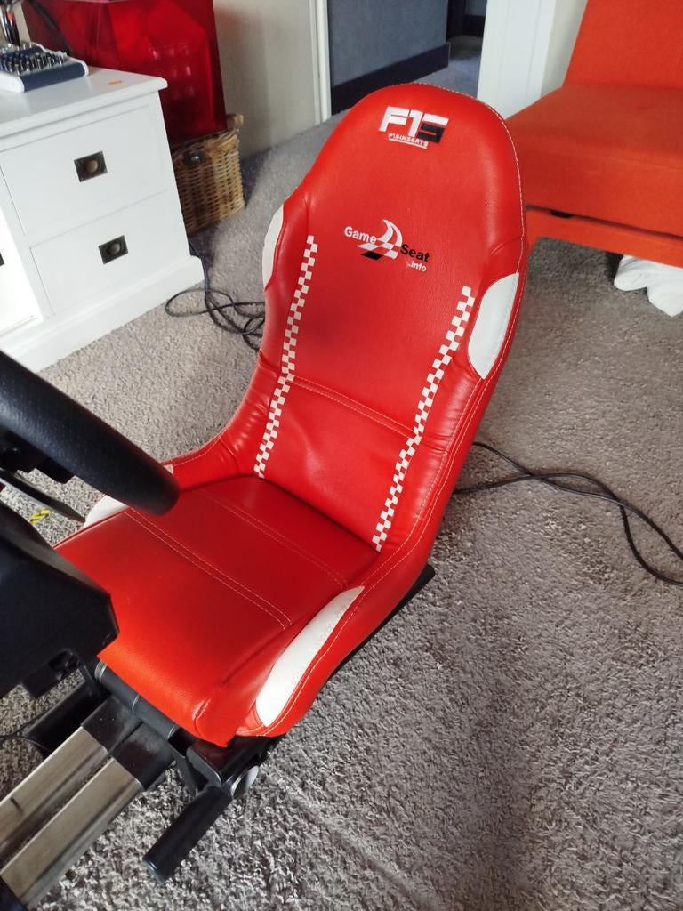 Junior gameseat met Logitech g29, Ophalen