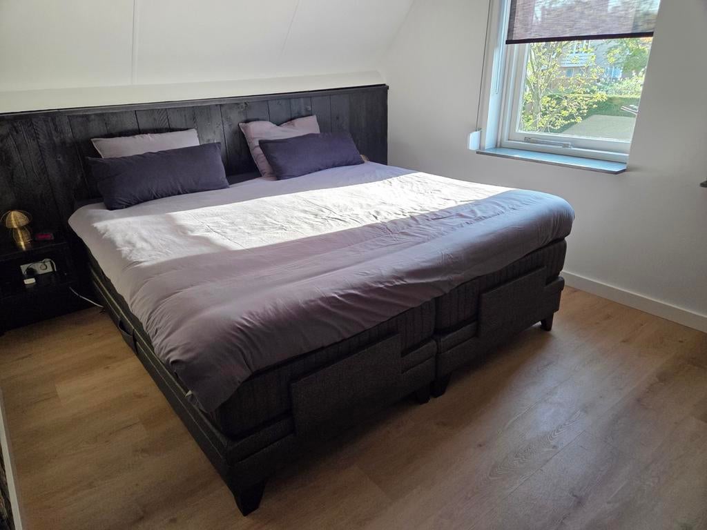 Boxspring Serta, Ophalen of Verzenden, Tweepersoons, Stof, Overige maten