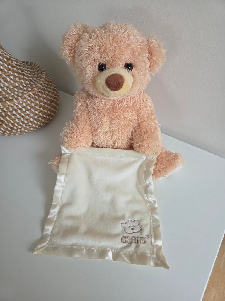 Gund kiekeboe beertje Nederland talig., Overige merken, Overige karakters, Beer, Met kleding of accessoire