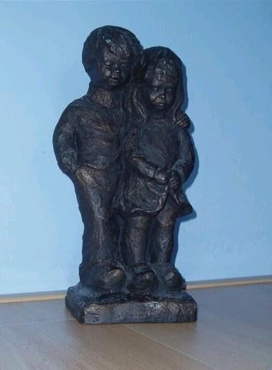 Bronze beeld 32cm hoog, Antiek en Kunst, Antiek | Koper en Brons, Ophalen