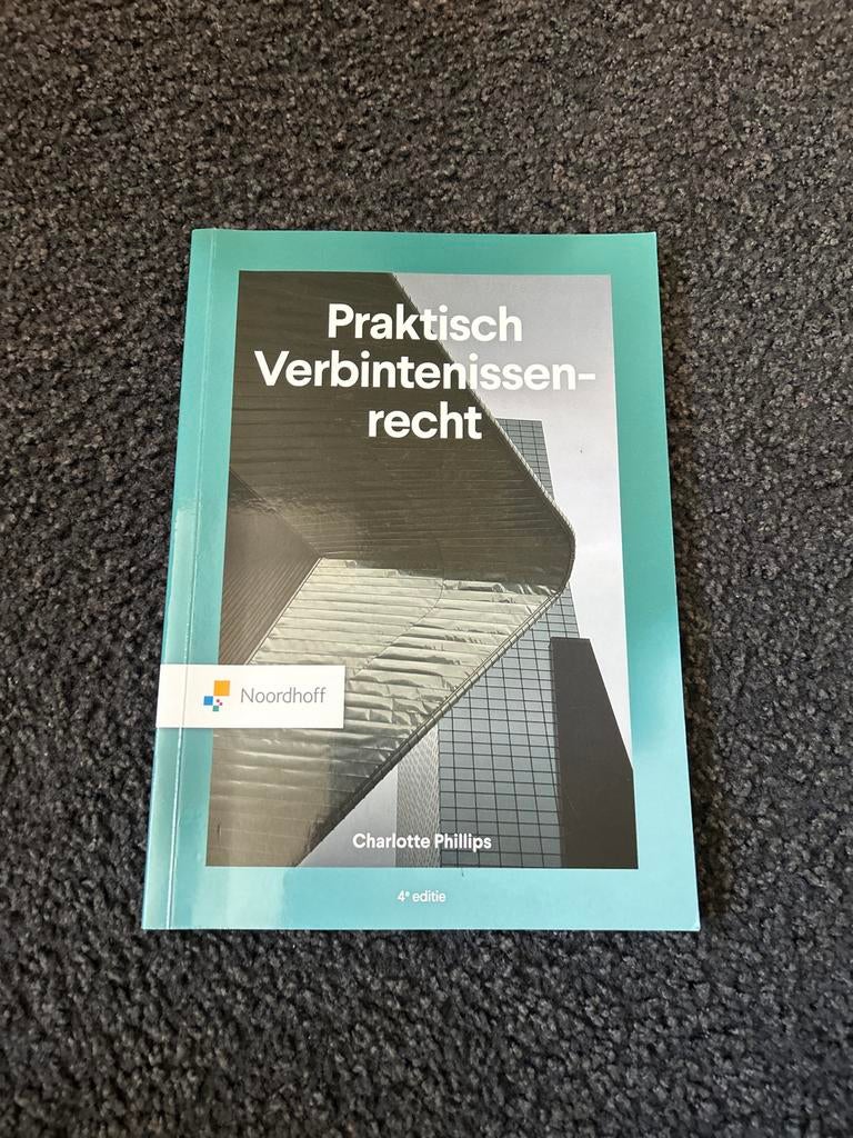Praktisch verbintenissenrecht 4e editie, Ophalen of Verzenden, Gamma, Nieuw, HBO