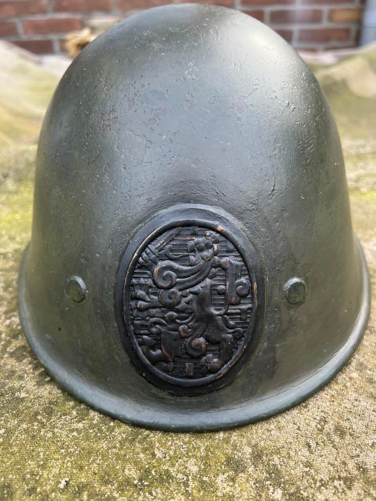Nederlandse helm M 27, Verzamelen, Ophalen of Verzenden, Nederland, Helm of Baret