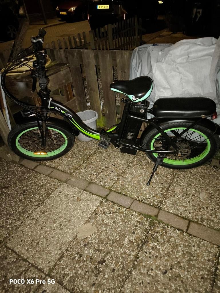 Windgoo E20 elektrische fiets, 20 inch of meer, Gebruikt, Versnellingen, Totaal opvouwbaar