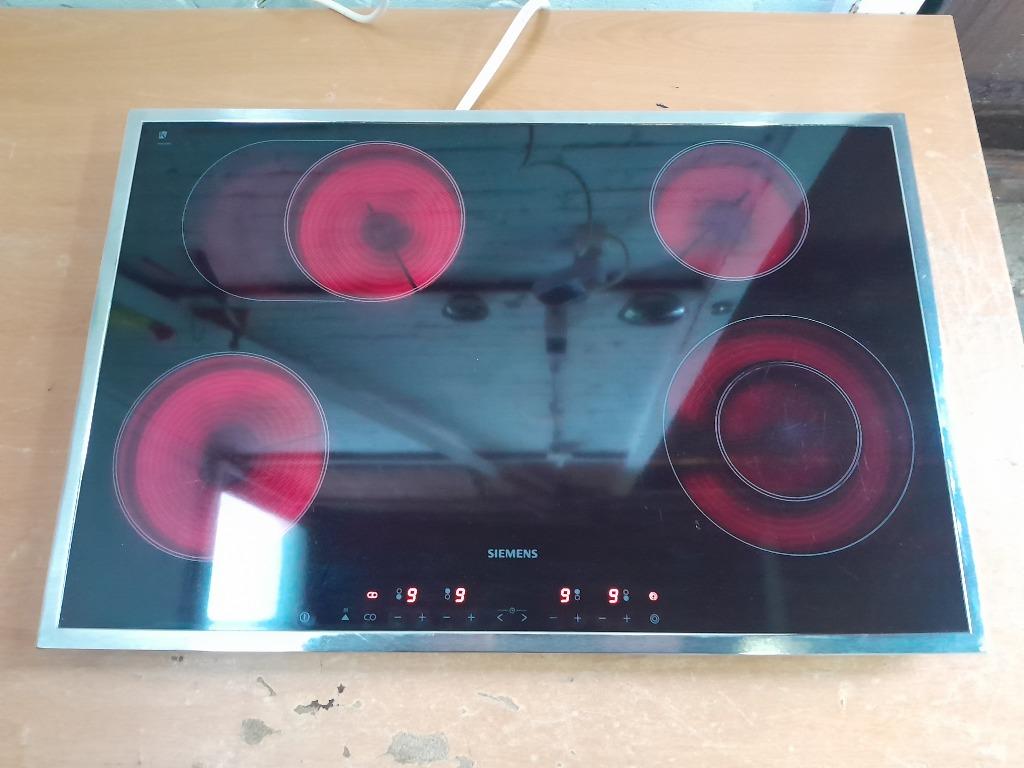 NETTE 74CM SIEMENS ET783501E KERAMISCH KOOKPLAAT TE KOOP, Gebruikt, Keramisch, Inbouw, 4 kookzones
