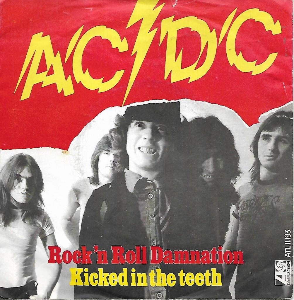 AC/DC - Rock `n roll damnation, Cd's en Dvd's, Vinyl Singles, 7 inch, Single, Ophalen of Verzenden, Zo goed als nieuw