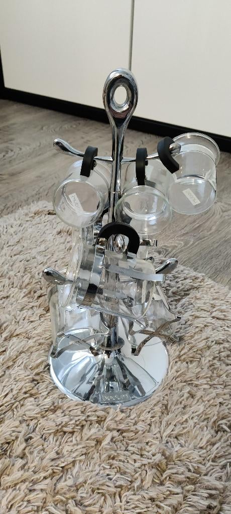 Bodum vintage glazen kopjes, Huis en Inrichting, Keuken | Servies, Overige typen, Ophalen of Verzenden, Overige stijlen, Glas